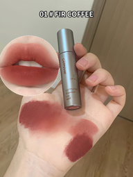 Cappuvini Single Velvet Matte Mist Lip Gloss,Waterproof Non-Stick Cup Lip Glaze Smudge Proof Not Fade Liquid Lipstick