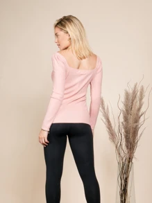 Women Sweaters - 粉色 - 查看 2