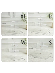 1入組透明派對蛋糕架 - 白色 - 查看 9