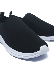 Women Wedge Sneakers - 黑色 - 查看 2