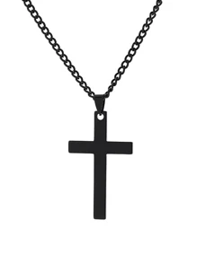 3入組/套時尚鋅合金十字吊墜項鍊適合男士適用於裝飾用品 - 彩色 - 查看 9