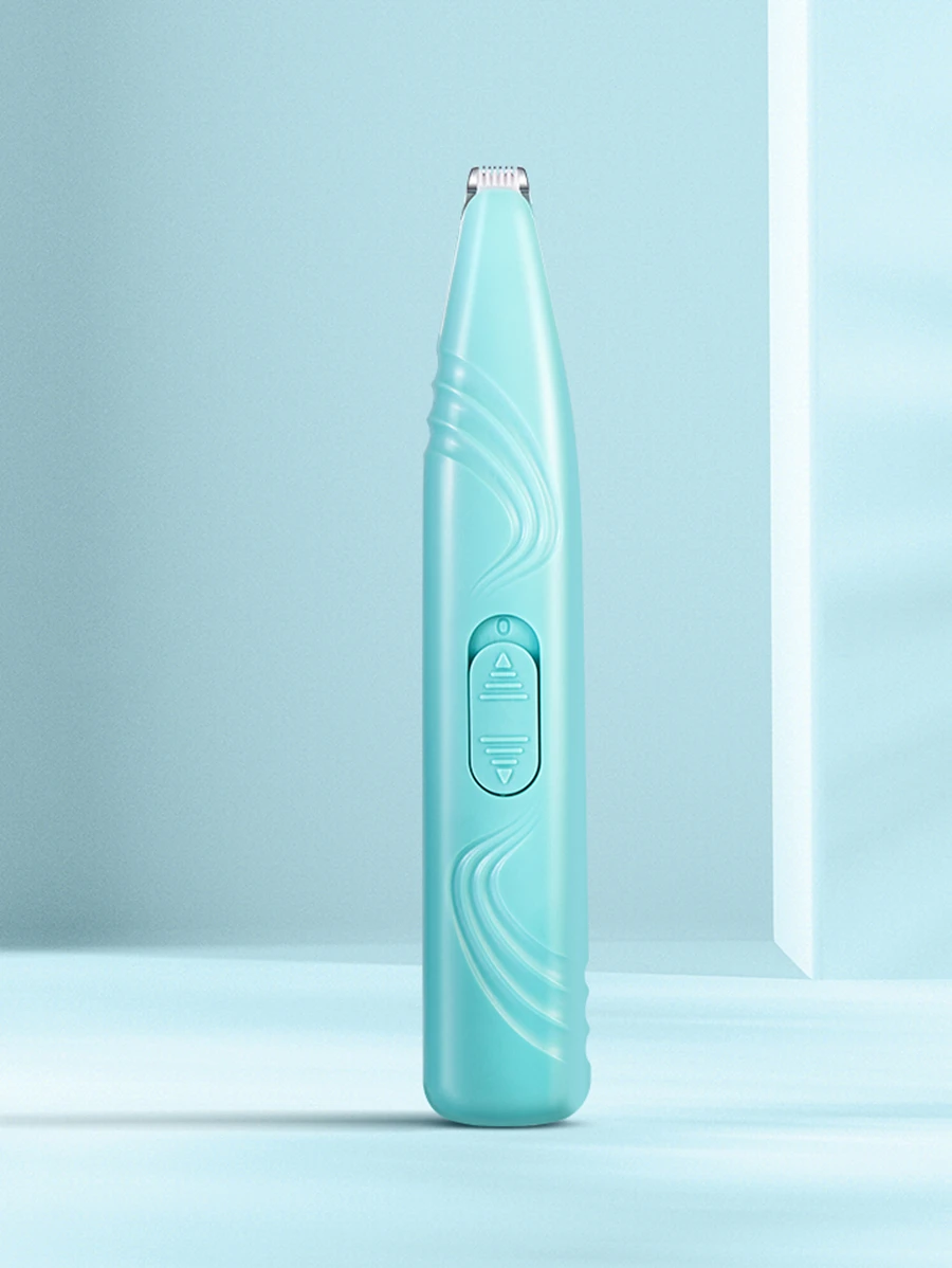 1入組寵物毛髮修剪器不帶電池 - 藍色 - 查看 1