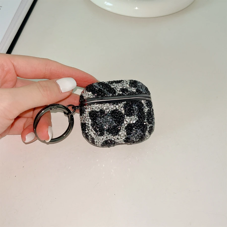 Apple Leopard Print Case Compatible With AirPods Compatible With Airpods1/2 AirPods Pro - Multicolor - View 1