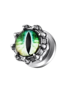 1入組可拆卸眼形耳塞 - 綠色 - 查看 6