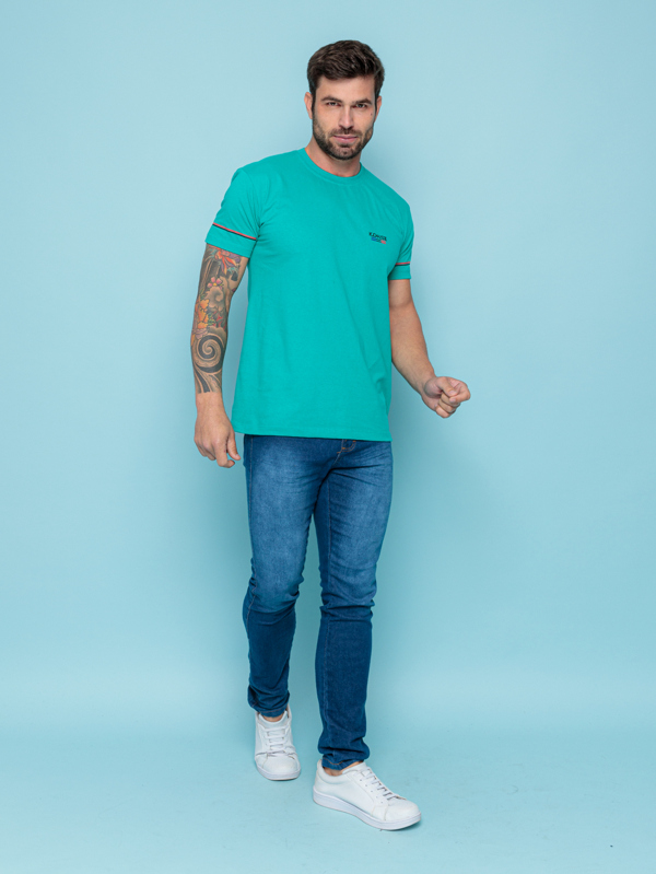 Camiseta Masculina Gola Careca