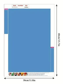 人像圖案DIY無框鑽石畫 - 彩色 - 查看 3