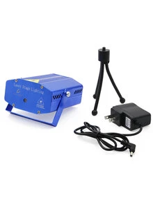 Lampara LED.09 Efectos de Iluminación Láser Movimiento Automático Ambiente de Fiesta Inmediato ELE-GATE - Azul - Ver 4