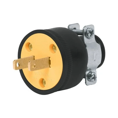 Clavija industrial reforzada polarizada volteck clr-s 46201