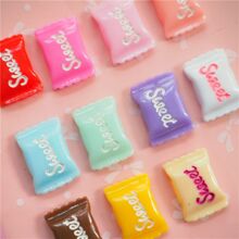 10入組/套簡單ABS糖果形狀DIY女士手機殼配件隨機發貨 - 彩色 - 查看 3