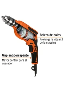 Rotomartillo 3/8" 600 W, profesional, Truper roto-3/8a4 - Naranja - Ver 2