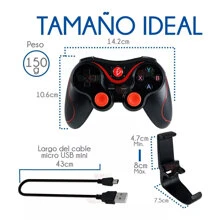 Yasuhisa X3 Wireless Bluetooth Gamepad Joystick Control For PC Rechargeable Android, IOS And Windows - Black - View 3