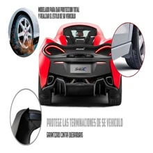 Lodera Pantaleta Plástico Para Auto Universal 1 Par - Negro - Ver 5