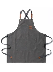 Apron Kitchen Apron Chef-Barbershop-Multipurpose-Unisex,Kitchen,Bathroom,Home,Household Suppliers - Grey - View 1