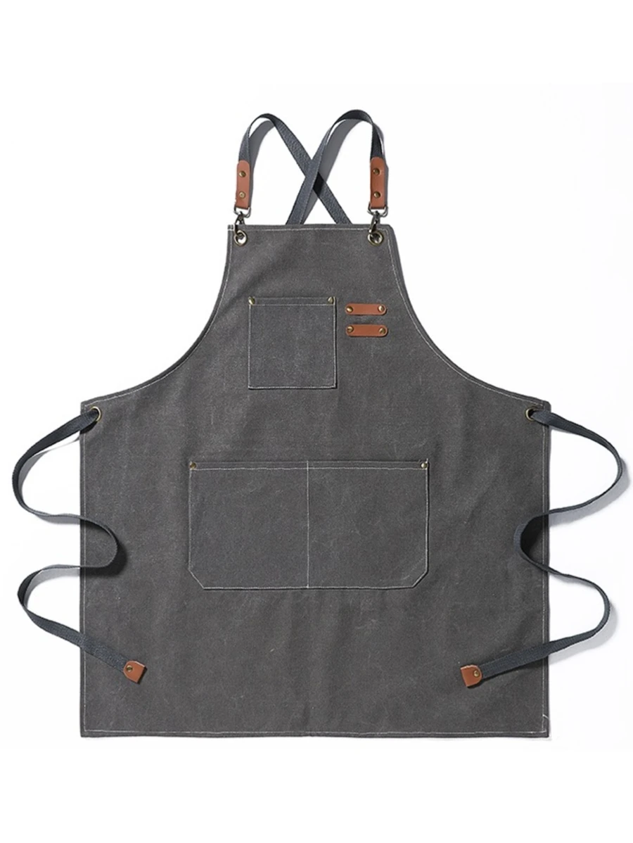 Apron Kitchen Apron Chef-Barbershop-Multipurpose-Unisex,Kitchen,Bathroom,Home,Household Suppliers - Grey - View 1