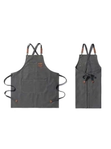 Apron Kitchen Apron Chef-Barbershop-Multipurpose-Unisex,Kitchen,Bathroom,Home,Household Suppliers - Grey - View 2