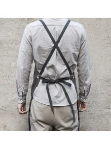 Apron Kitchen Apron Chef-Barbershop-Multipurpose-Unisex,Kitchen,Bathroom,Home,Household Suppliers - Grey - View 3