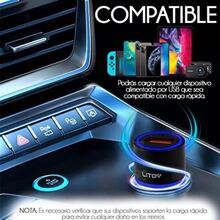 Cargador Para Carro Auto Usb Carga Rápida Qc 3.0 18w Litoy - Negro - Ver 2
