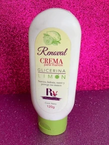 Crema Para Manos Con Glicerina Y Limón Renoval - Blanco - Ver 1