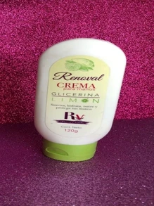 Crema Para Manos Con Glicerina Y Limón Renoval - Blanco - Ver 3