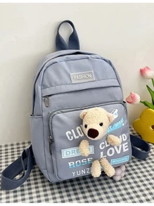 Women Fashion Backpacks - Blue - View 2