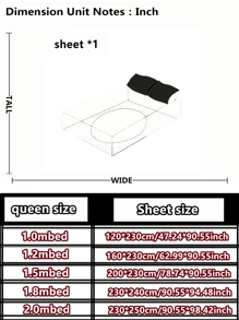 幾何樣式床單 - 彩色 - 查看 3