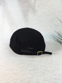 Men Letter Patch Decor Hip Hop Cap