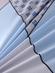 幾何樣式床單 - 彩色 - 查看 5