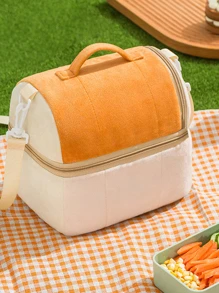 QYeah 1入組滌綸便當袋 - 橘色 - 查看 1