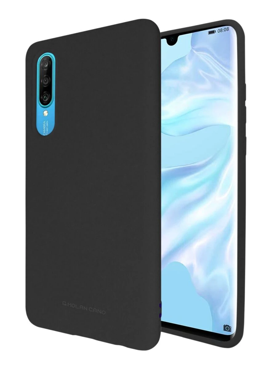Funda De Silicon Suave Molan Cano Para Huawei P Smart 2019 - Negro - Ver 1