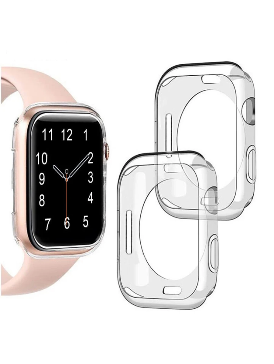 1 vỏ trong suốt Tương thích với Apple Watch - Trong sáng - Xem 1