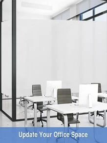 1 rollo impermeable ventana Decoración Pegatina - Blanco - Ver 5