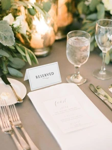 10pcs Place Cards for Table Setting, foil location card, suitable for weddings, tables, dinner parties, and seat cards - Silver - View 6