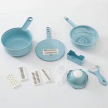 Rallador Cortador Rebanador Picador Manual De Verduras y Fruta - Multicolor - Ver 3