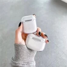 Capa Case Acrílico Rígida Transparente Para Airpods 1/2 e Airpods Pro 2 - Transparente - Visão 4