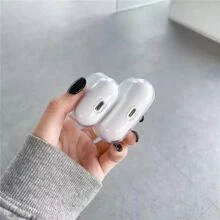 Capa Case Acrílico Rígida Transparente Para Airpods 1/2 e Airpods Pro 2 - Transparente - Visão 5
