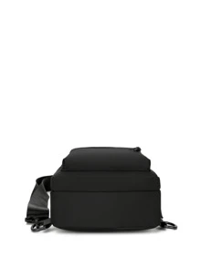 1 件新款儿童腰包适合女孩男孩休闲胸包儿童包袋婴儿拉链腰包腰包 - 黑色 - 查看 6