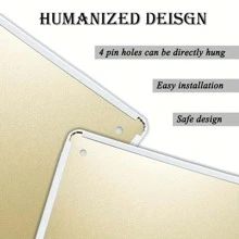 Metal Sign Vintage Advert Retro Sign Man Cave Sign Vintage Sign Bar Sign Rusted Effect 8x12 Inch - Black - View 3