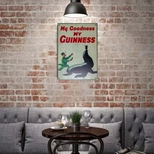 Metal Sign Vintage Advert Retro Sign Man Cave Sign Vintage Sign Bar Sign Rusted Effect 8x12 Inch - Black - View 5