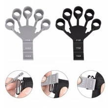 Finger Silicone Muscle Trainer, Adjustable Silicone Handle Strengthener, Finger Trainer With Bracelet, Hand Strengthening Equipment, For Strength Training Muscles - Multicolor - View 2