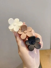 4pcs Women's Small Flower Shaped Hair Clips Cute