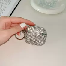 Vỏ trang trí kim sa Y2k Rhinestone tương thích với AirPods Tương thích với Airpods1/2 AirPods Pro - Nhiều màu - Xem 1