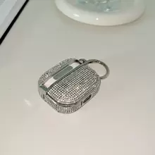 Vỏ trang trí kim sa Y2k Rhinestone tương thích với AirPods Tương thích với Airpods1/2 AirPods Pro - Nhiều màu - Xem 2