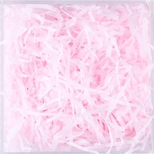 Món quà lý tưởng, Giấy vụn Raffia làm nhân hộp quà tặng, Trang trí khuyến nghị, 100g/200g/500g, Sinh nhật, Đám cưới, Quà lưu niệm, Xưng tội, Trang trí cảnh - Hồng - Xem 4