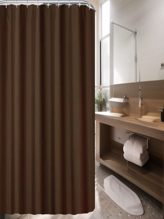 Cortina de ducha de unicolor, decoración del hogar y del baño, decoración de otoño, accesorios de baño, de vuelta a la escuela