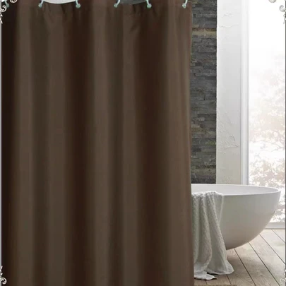 Solid Color Shower Curtain Home Bathroom Decor Fall Decor Bathroom Accessories Back To School