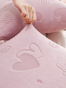 1入組充分包裹防滑彈性沙發套提花防刮沙發套 - 粉色 - 查看 7