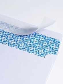 50pcs/Set Self-Seal Envelopes, White Envelope with Sticky, Invitation Envelope, Printable Invitation Envelope, Self Sealing Wedding Photo Postcard Greeting Card Mailing Windowless Design 4.1 X 9.5in - White - View 4