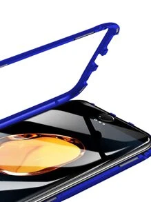 Funda Magnética de 360 grados de protección incluido Mica Cristal para Moto G8 Play - Azul - Ver 4