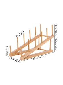 1 giá để đồ bằng gỗ - Màu Khaki - Xem 3