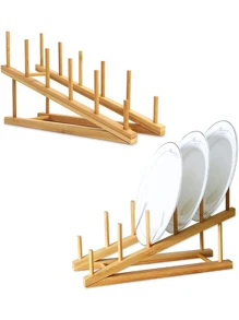 1 giá để đồ bằng gỗ - Màu Khaki - Xem 4